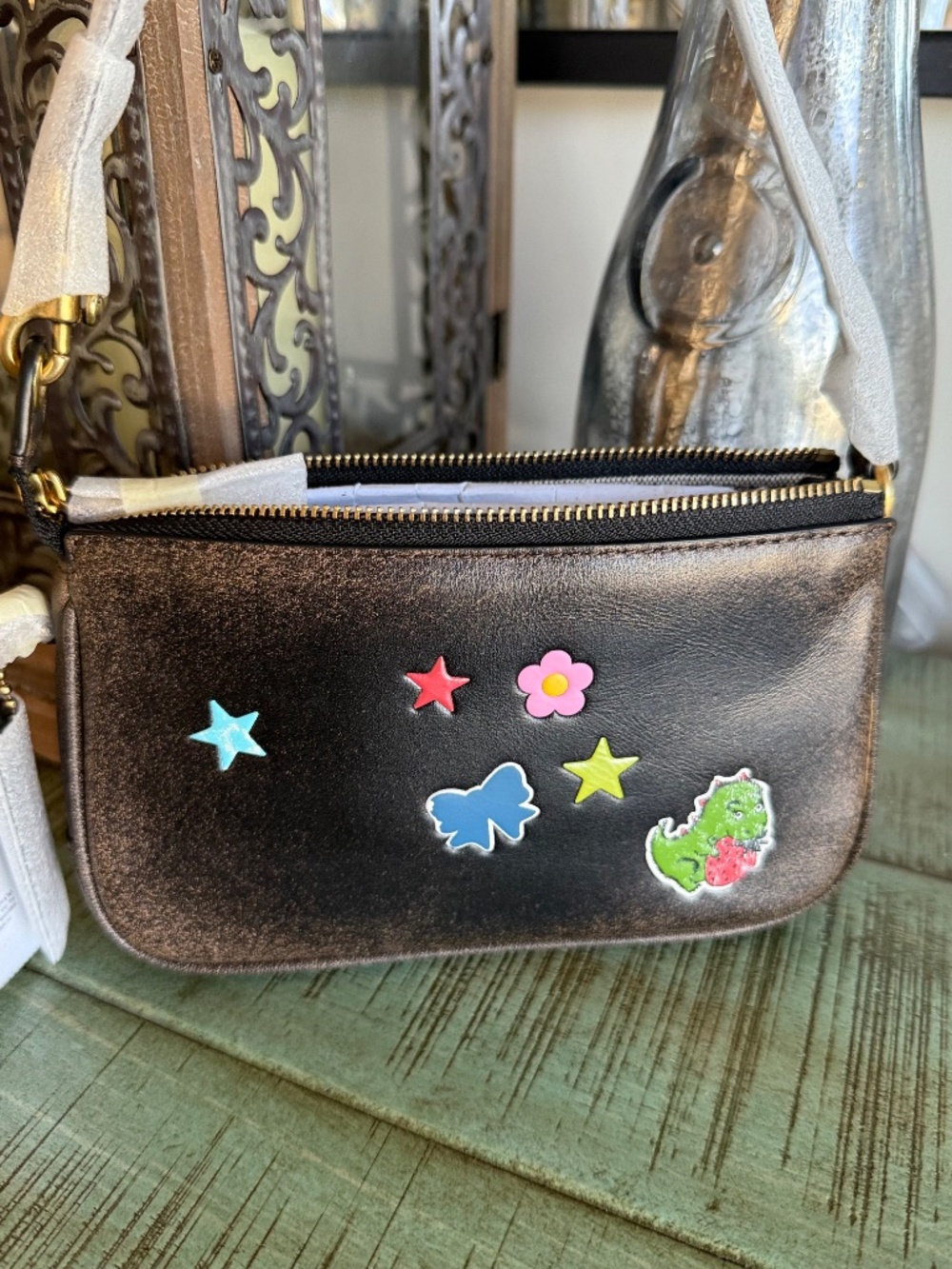 Coach Rexy Plaza Bag 18 In Loved Leather NWT - Picture 2 of 6